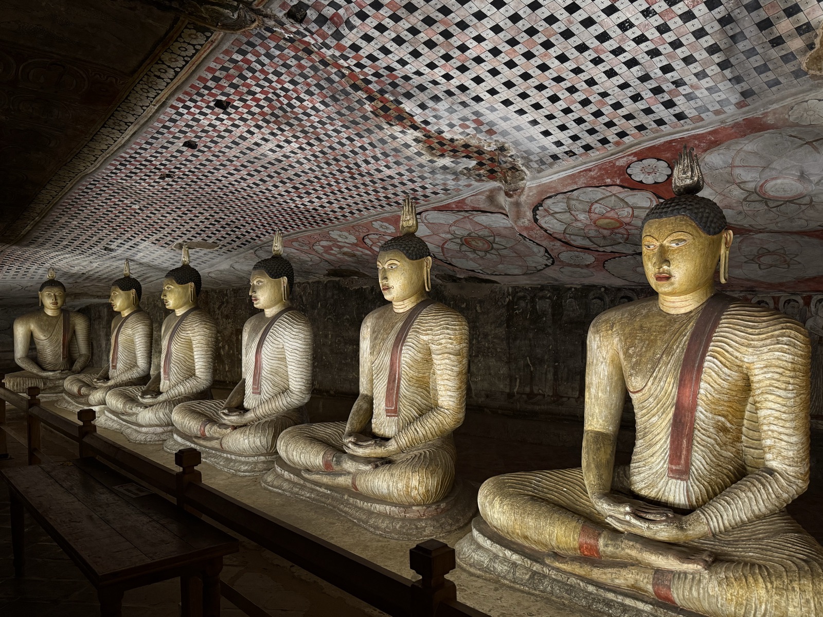 The painted caves of Dambulla Cave Temple